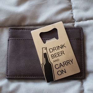 NWT Bottle Opener Wallet